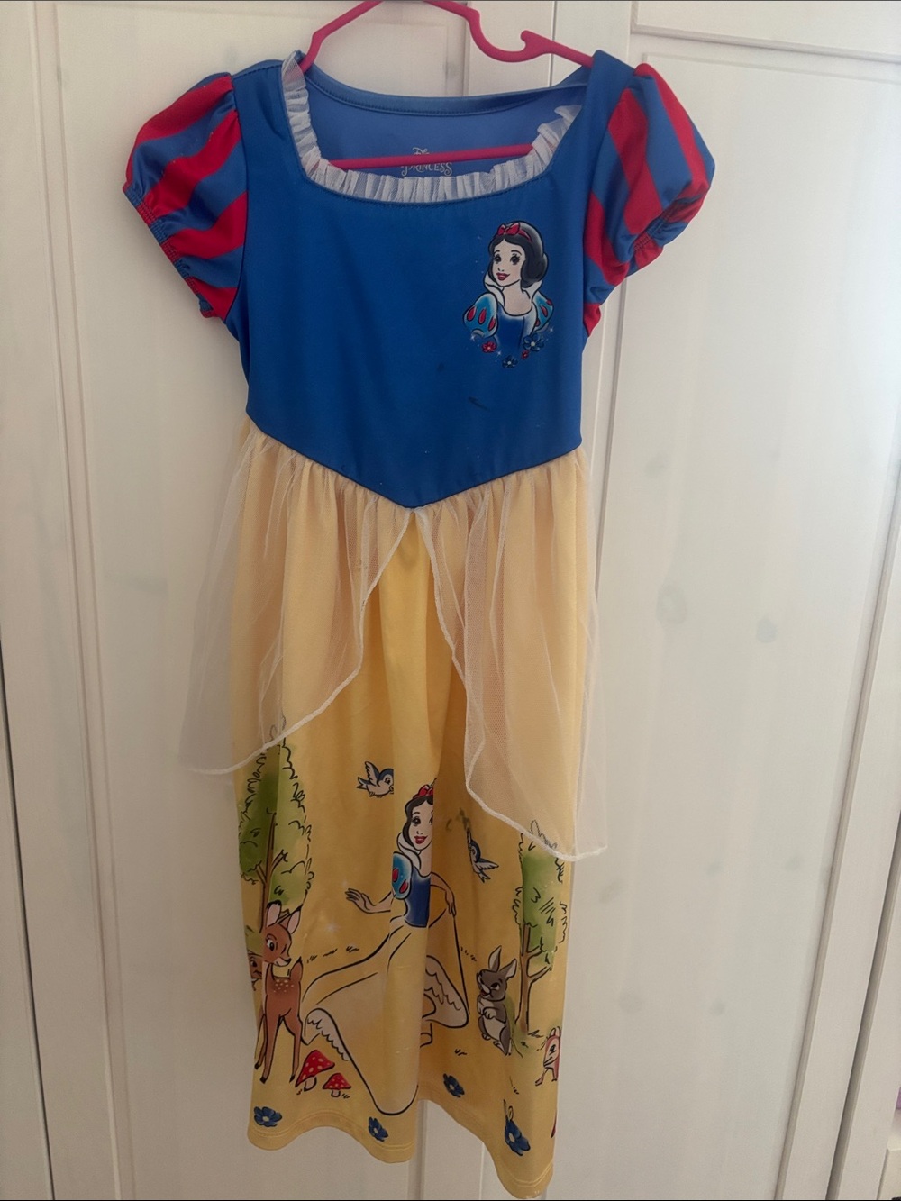 Disney Snow White Dress in Blue, Red & Yellow